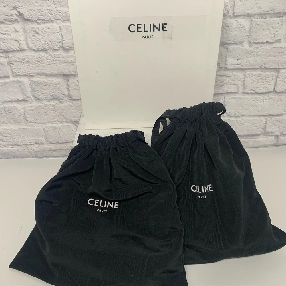 Celine Jodhpur Burgundy Leather Triangle Heel Ankle Booties